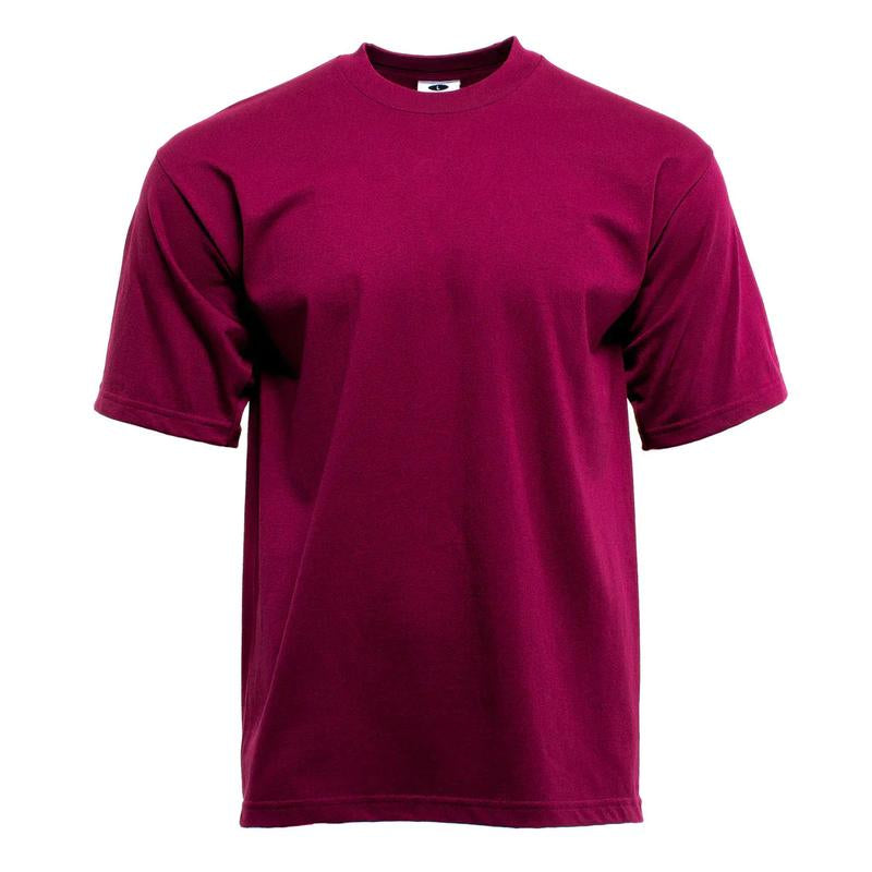 Pro Club Men'S Heavyweight Short Sleeve T-Shirt Top Outfit Cotton Crewneck Original Classic Fabric Knit Menswear Tshirt